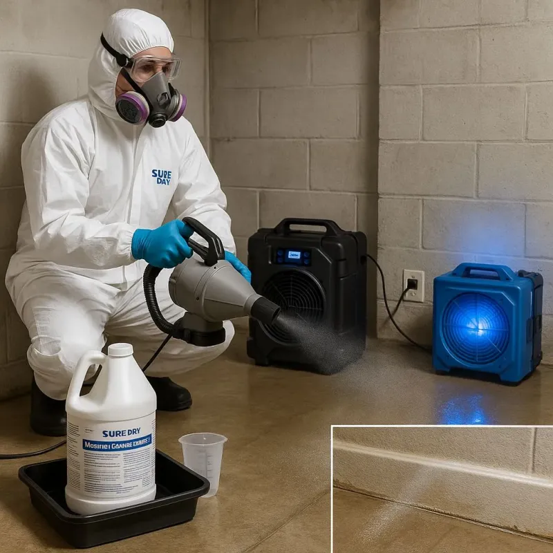 Sanitization and Odor Removal process in Fort Hood, TX