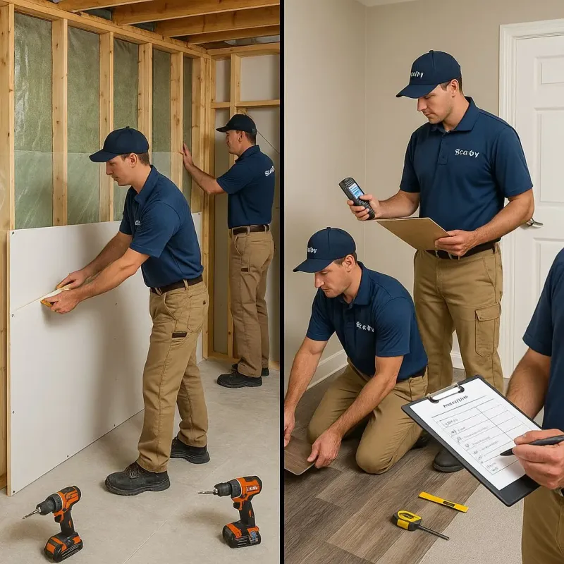 Repairs and Reconstruction process in Fort Hood, TX